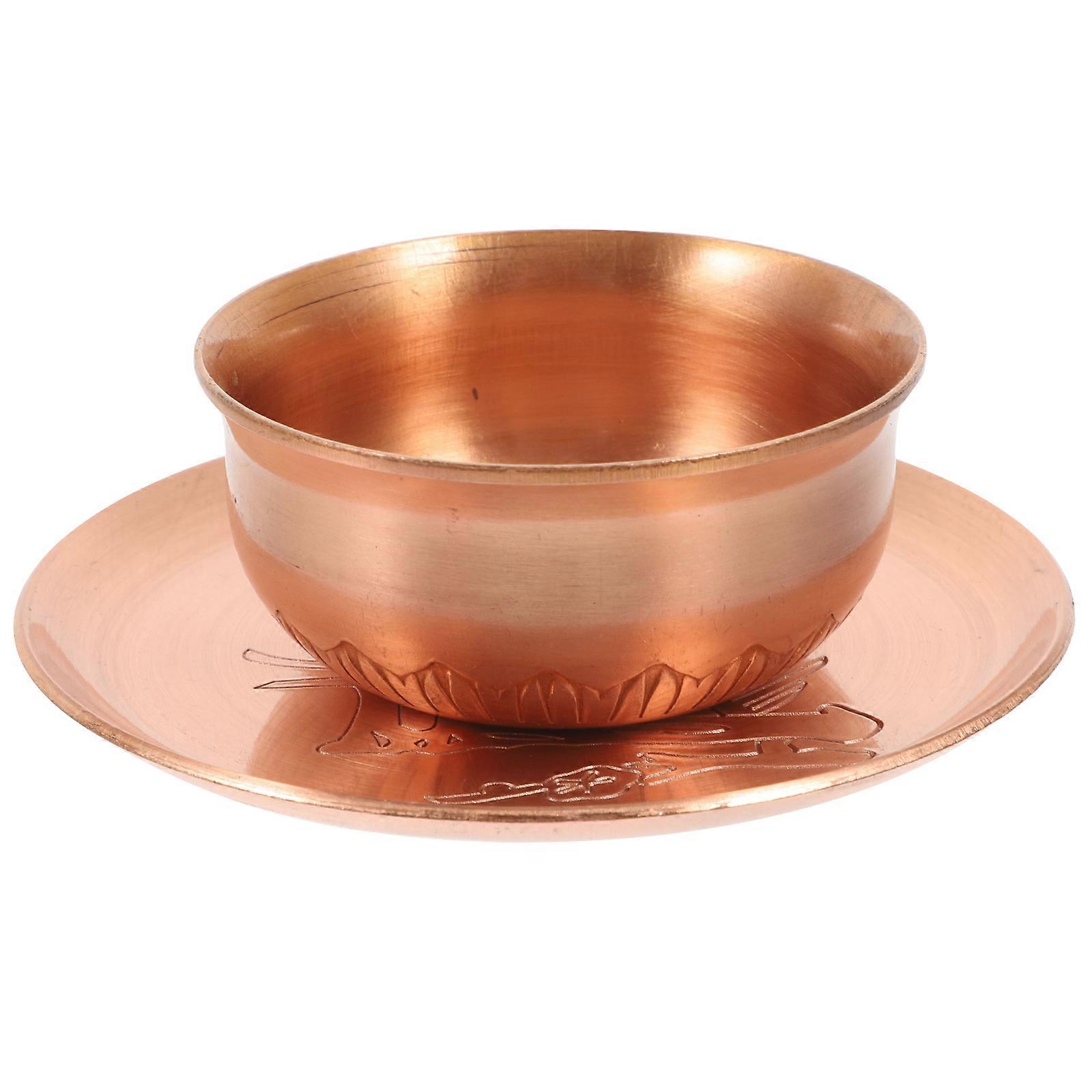 Copper Offering Bowl for with Elegant Craftsmanship