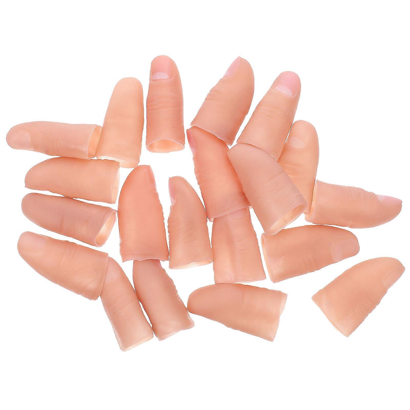 Cot Props for Performance 20Pcs Supple Finger Covers for Tricks