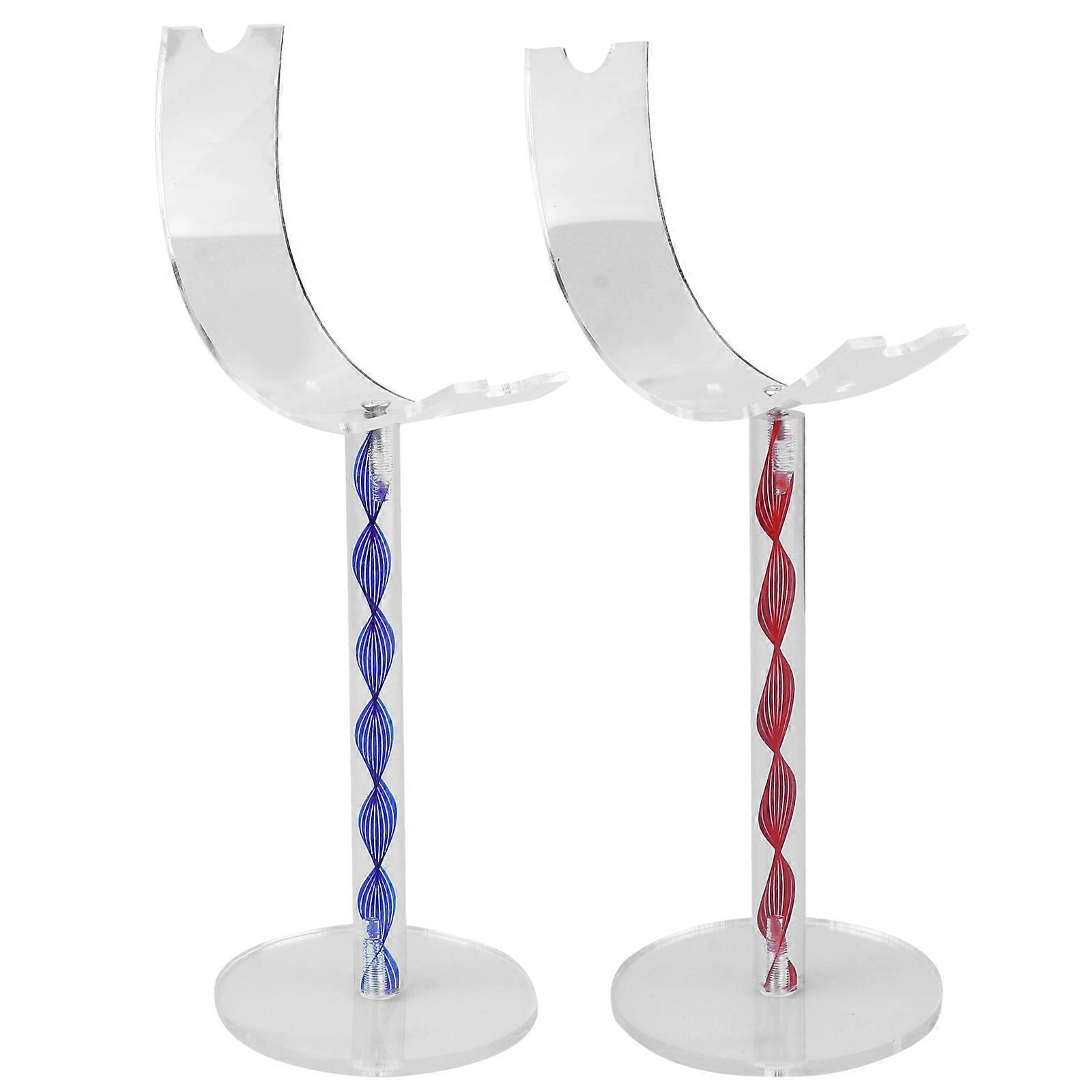 Shoe Storage Rack Acrylic Shoes Display Rack for Display 2Pcs Various Colors