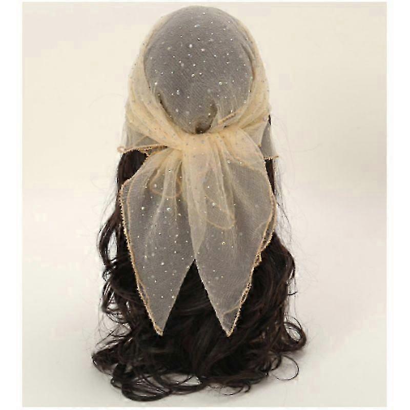 Sciarpa da donna Glitter Decor, sciarpa da 31,5 pollici con strass