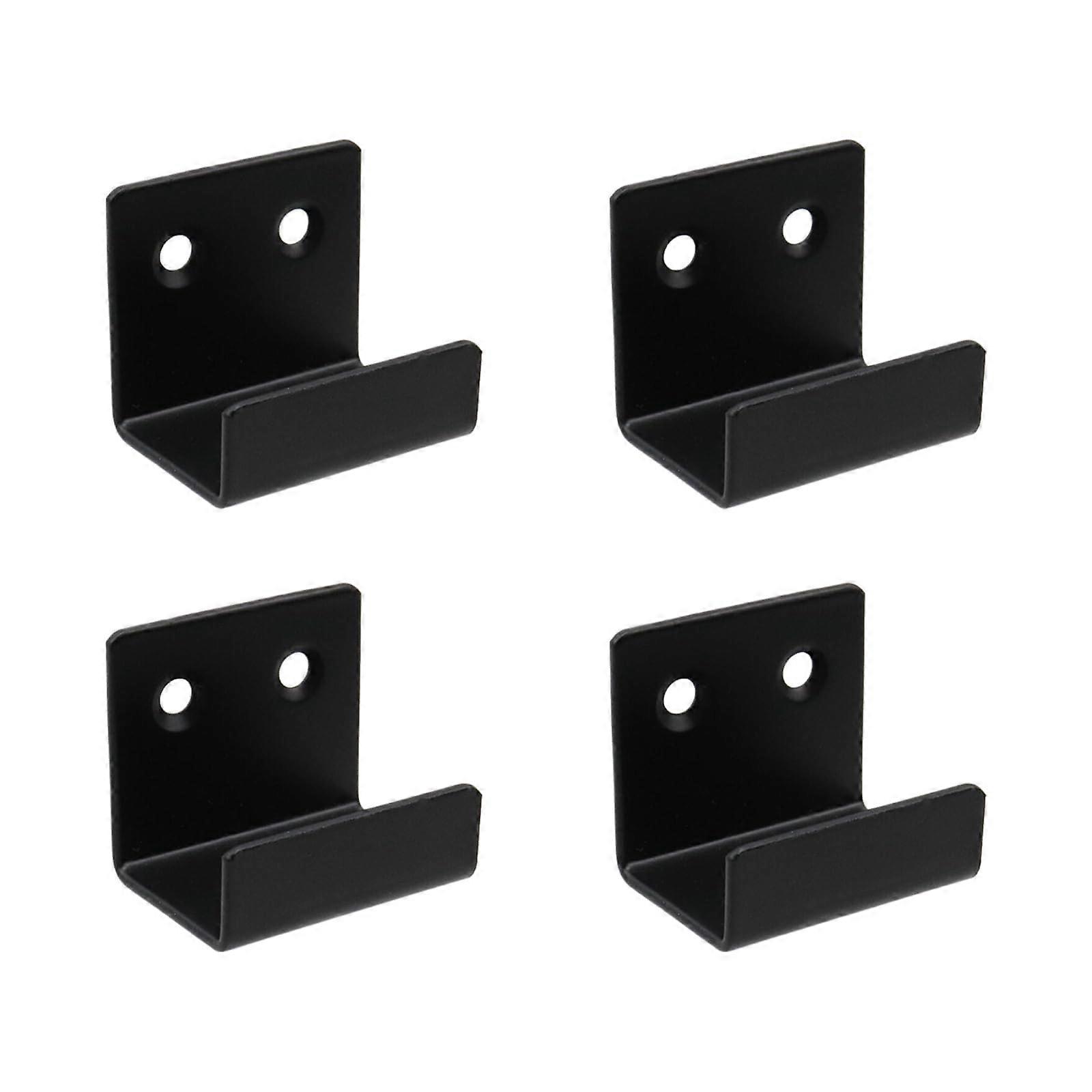4Pcs Stainless Steel Wall Mount Hook Tile Display Bracket Space Saving Precise Fit