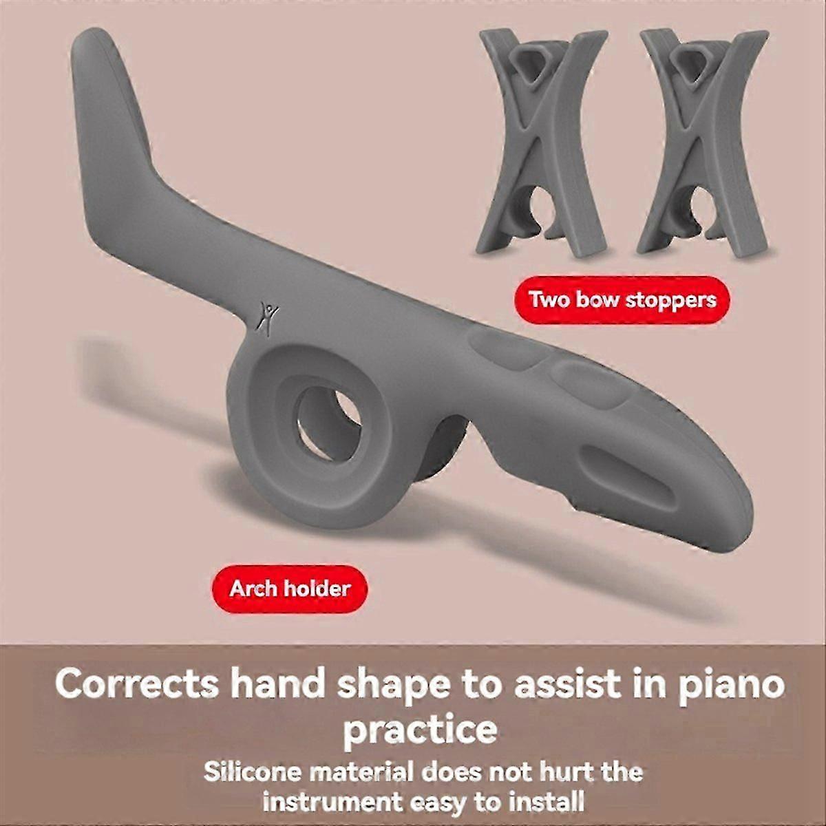 Silicone Violin Correction Posture Grip Bow Accessory Tool white