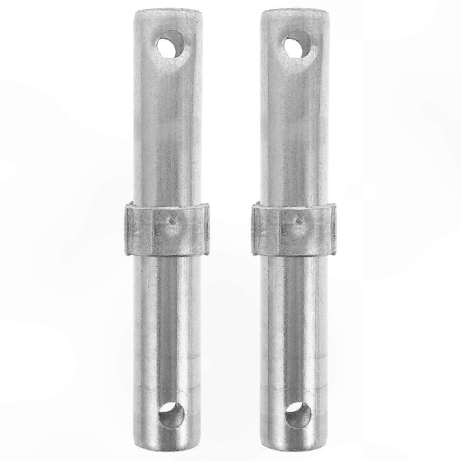 Galvanized Scaffolding Coupling Pin with Locking Feature for Construction Sites - 2 Pieces