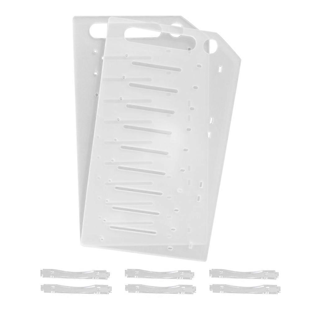 Hard Disk Accessories for Storage Use 3Sets Transparent Multi-Layer Hard Disk Rack