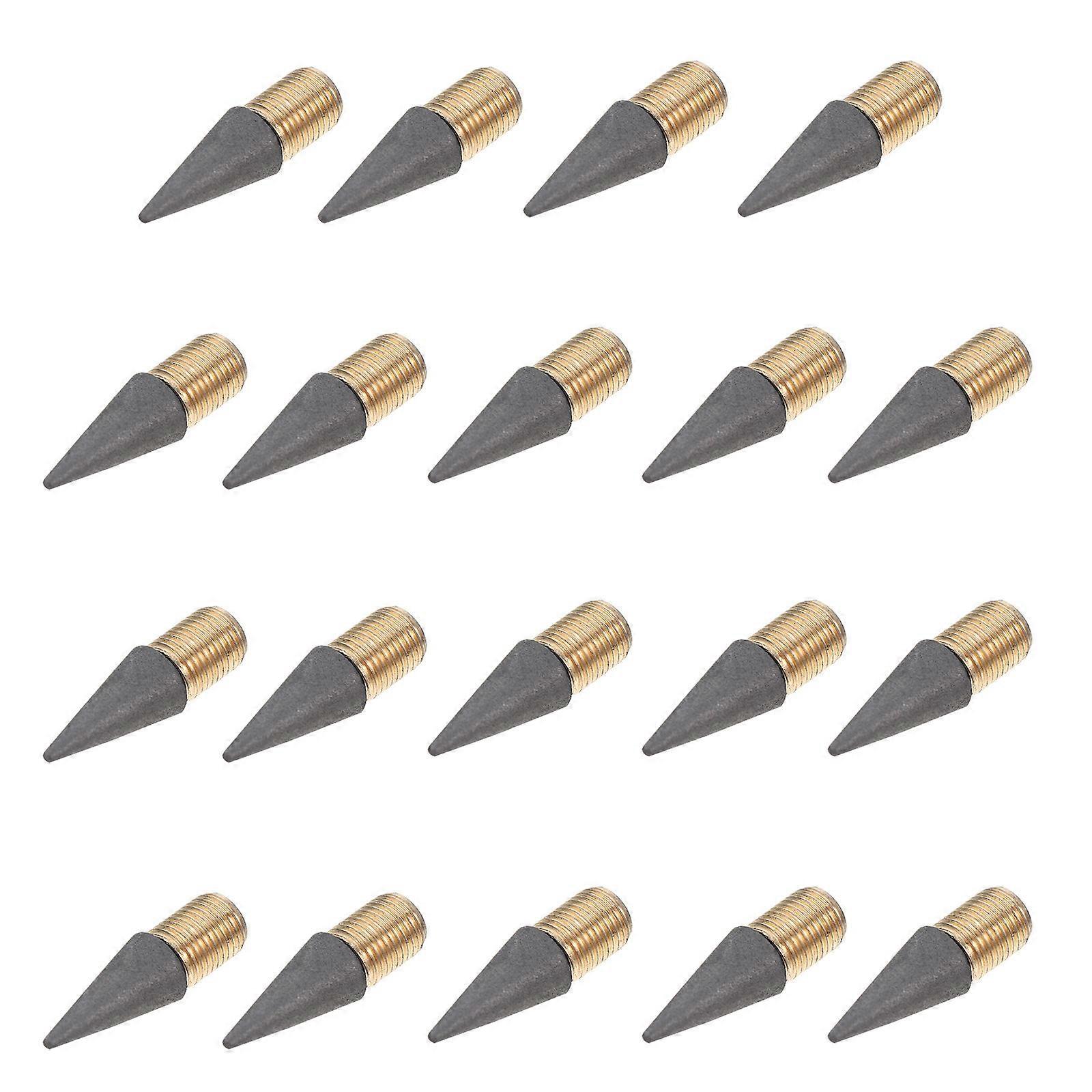 19pcs Inkless Pen Tips Infinite Pencil Replaceable Heads Pencil Writing Tips
