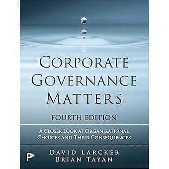 Corporate Governance Angelegenheiten