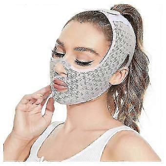 Face Sculpting Sleep Mask, V-line Chin Strap, Face Lifting Belt for Skin Tightening, Neck Mask
