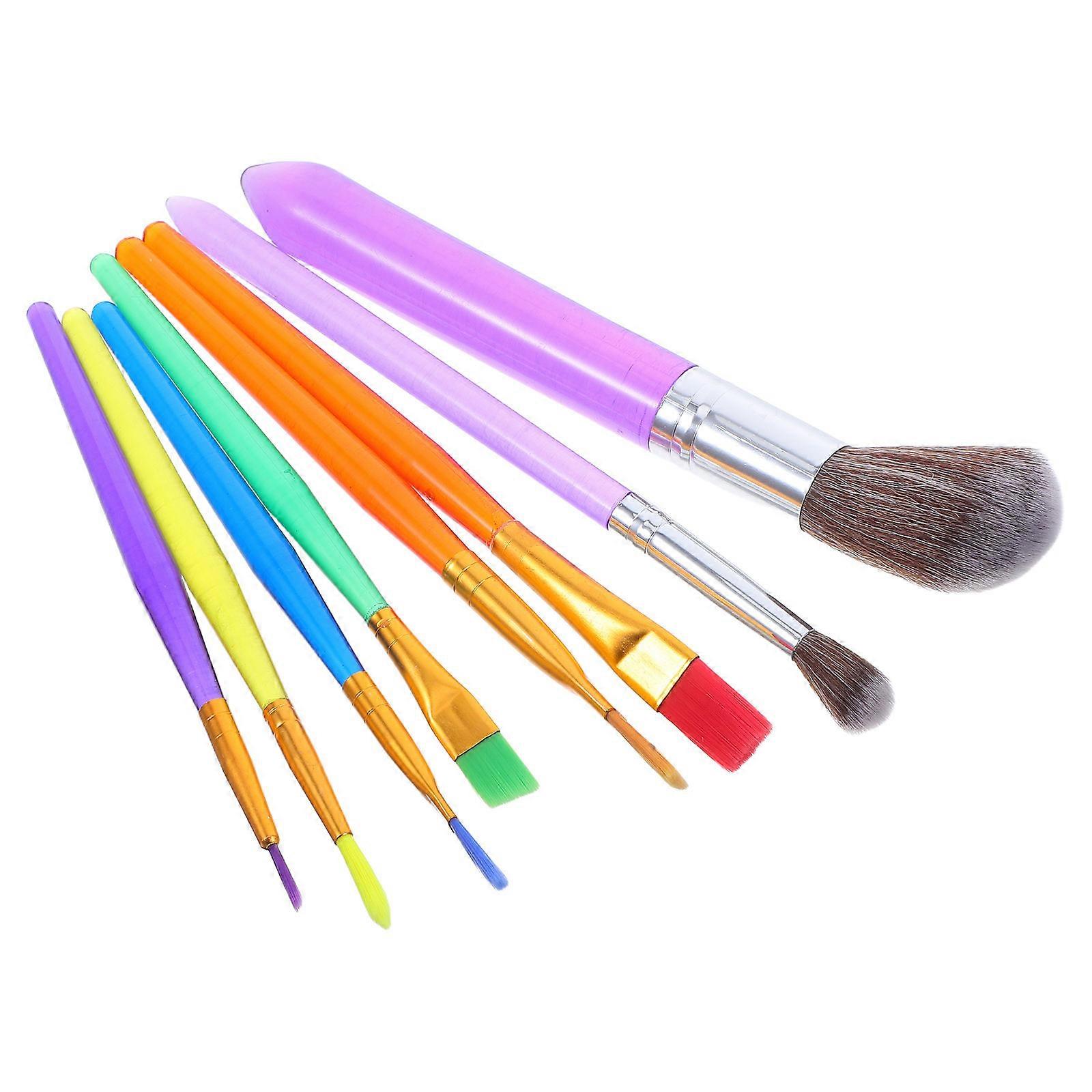 Plastic Decorating Brush Household Cake Accessory for Baking 8Pcs