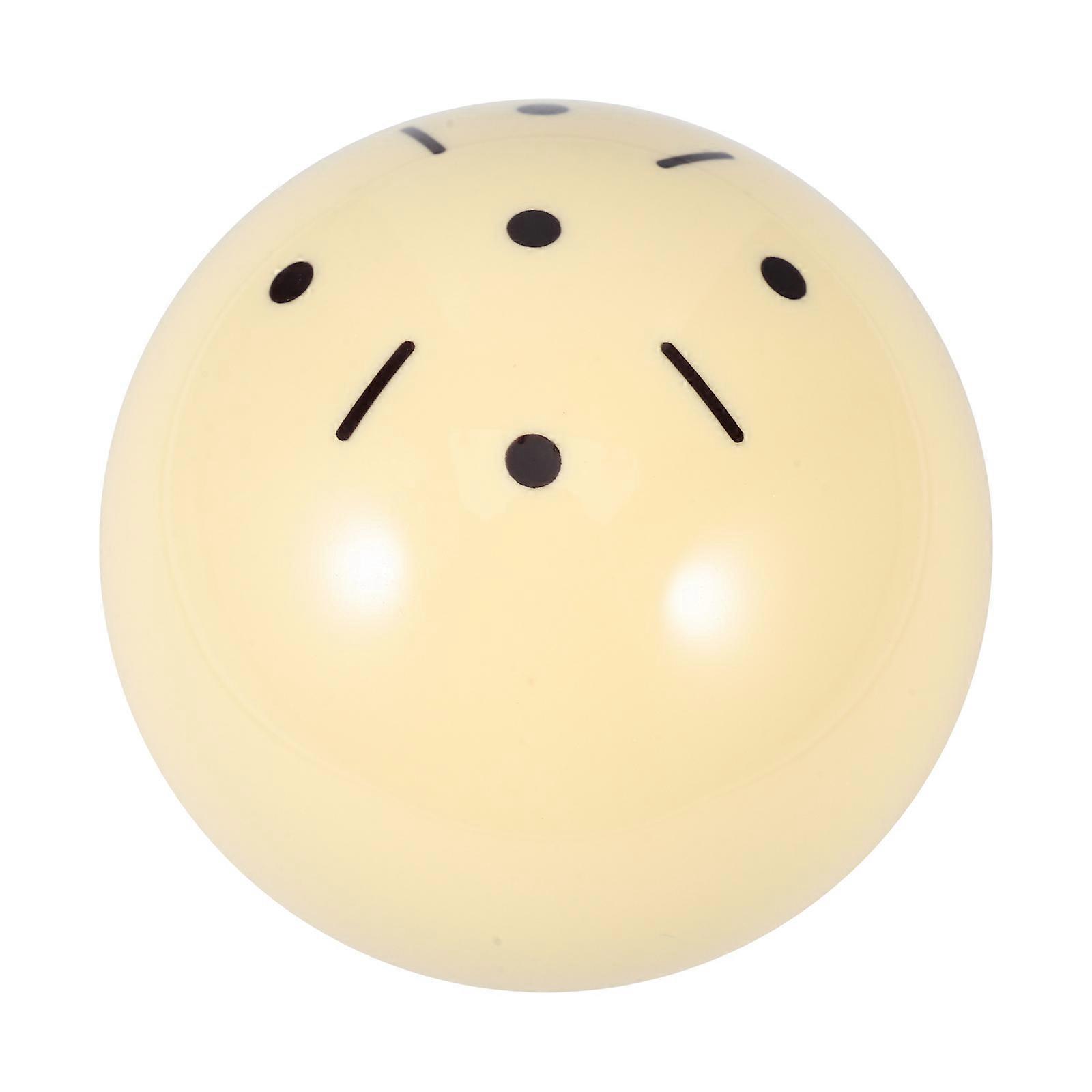 Billiard Trainer Cue Ball for Game Room Practice Durable Beige