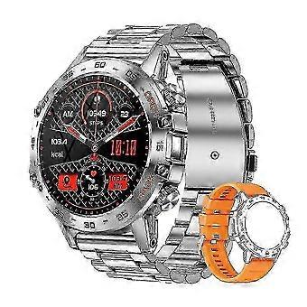 Reloj inteligente Melanda Steel de 1,39" con Bluetooth, función de seguimiento de actividad física para hombre, resistente al agua IP67, compatible con Android e iOS (K52)