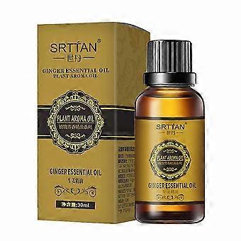 Reines ätherisches Ingweröl für Körpermassage, 30 ml, Kniepolster, Wärmendes Ingweröl für die Schürftherapie, SPA, dbIAOS