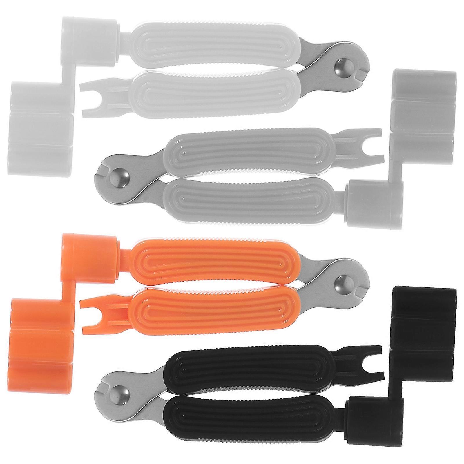 4pcs 3 In 1 Guitar String Winder Guitar String Cutter Bridge Pin Pullers