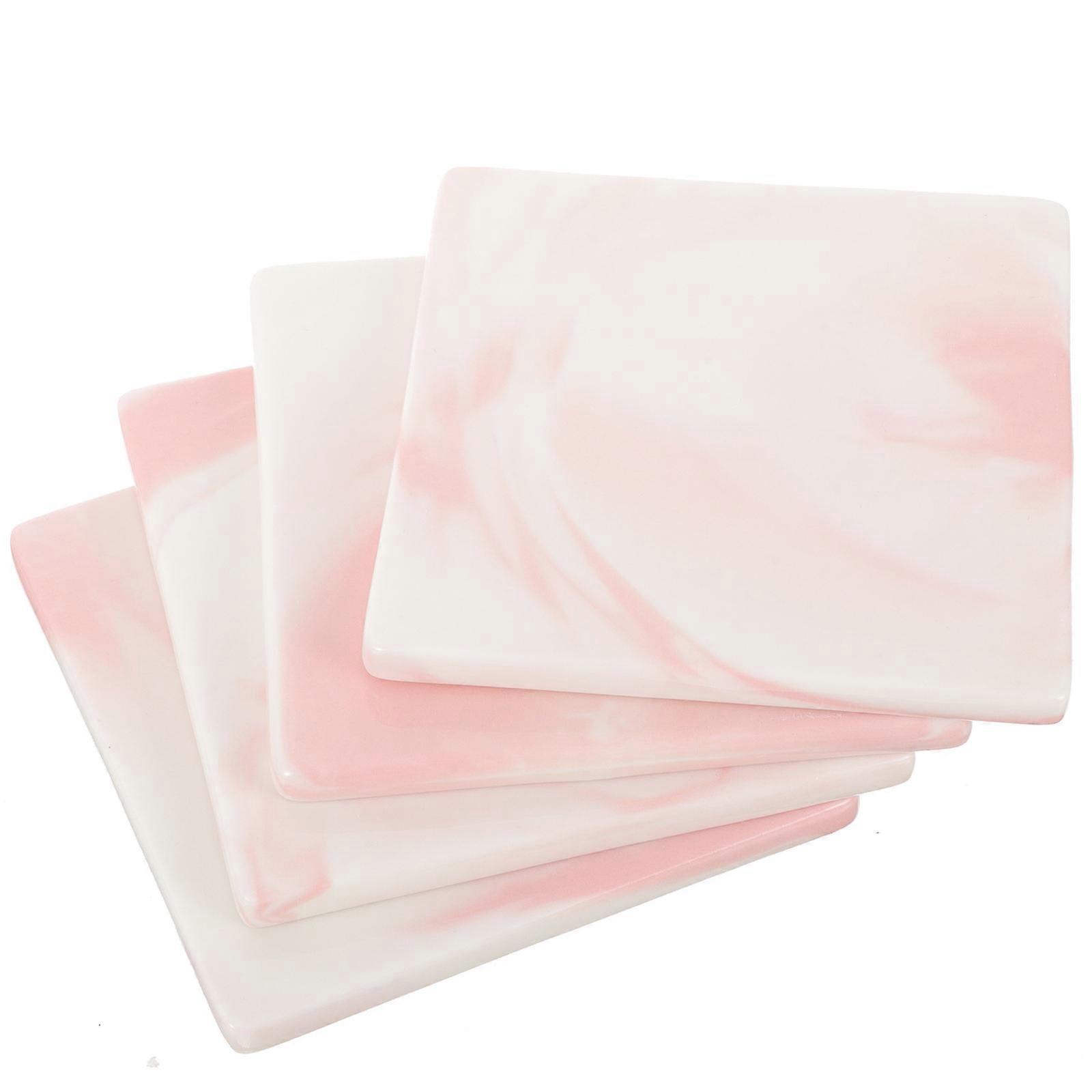 Pattern Coaster Ceramic Cup Mat for Home 4Pcs Table Protector