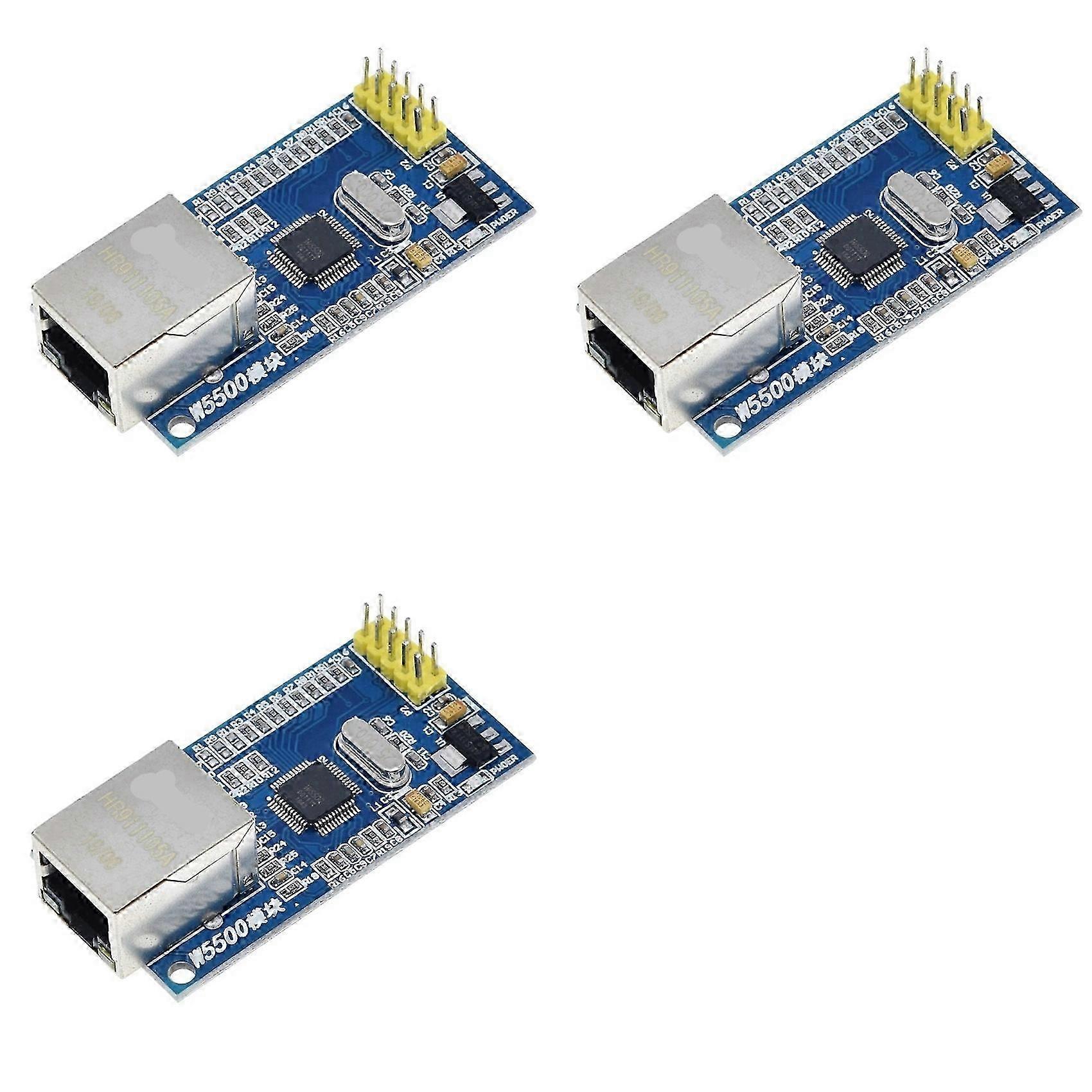 3X Replace W5100 Ethernet Shield LAN Network Module W5500 Support TCP/IP 51/ STM32 Microcontroller with 32k Bytes SPI