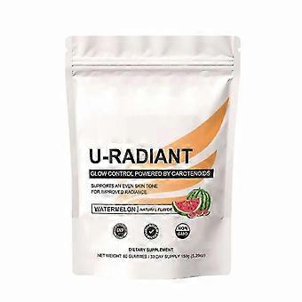 U-radiant Glow Control with Caro/teno/ids, Watermelon Flavor, 60 Count Nutrition Gels & Chews