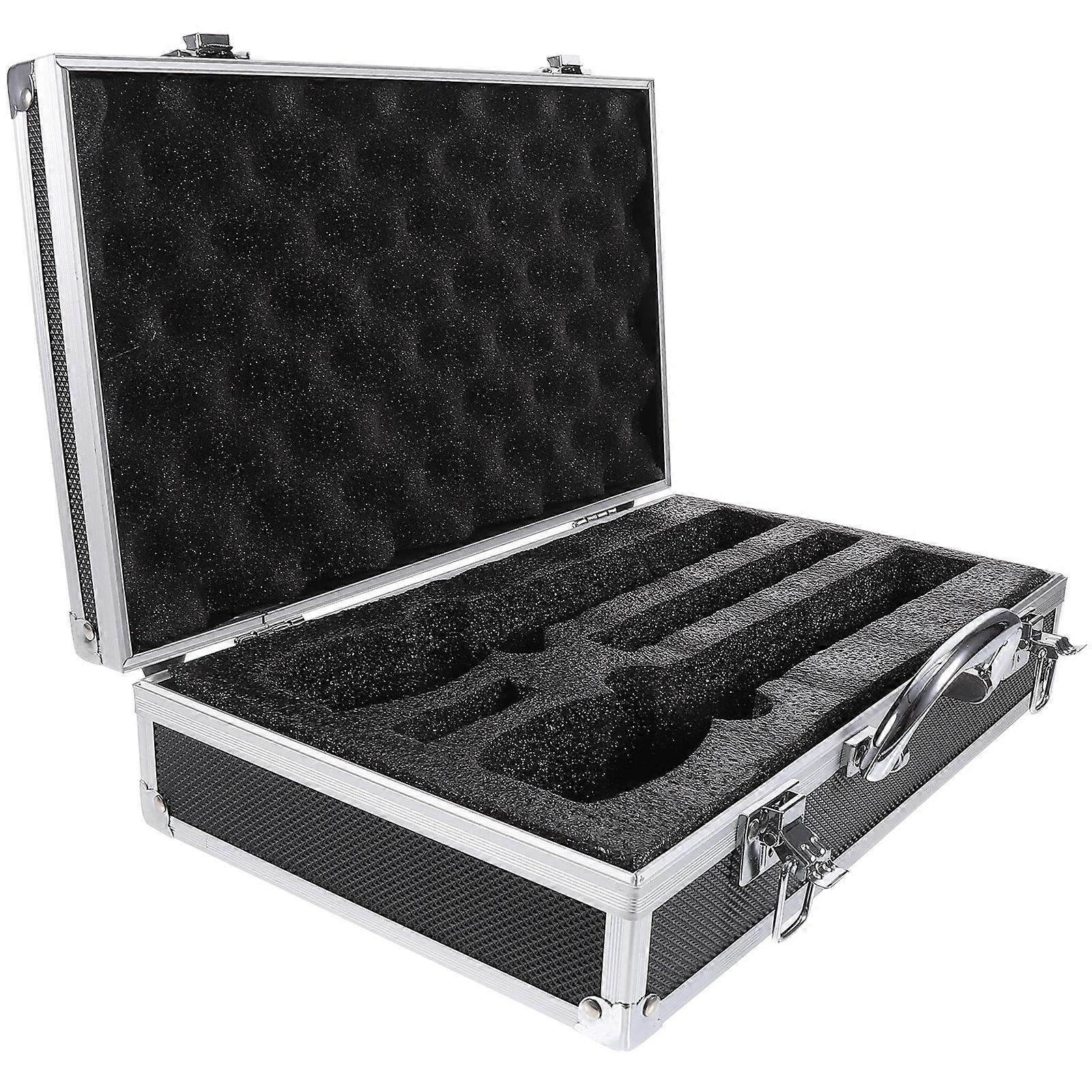 Convenient Microphone Suitcase Wireless Microphone Storage Organizer Box