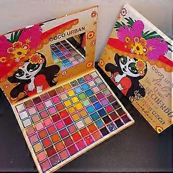 88 Colors Pirate Girl Matte Glitter Eyeshadow Palette Colorful Pigments