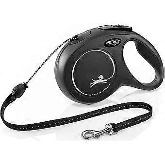 Dog Lead - Black. Classic Cord. Medium - 8m (20KG).