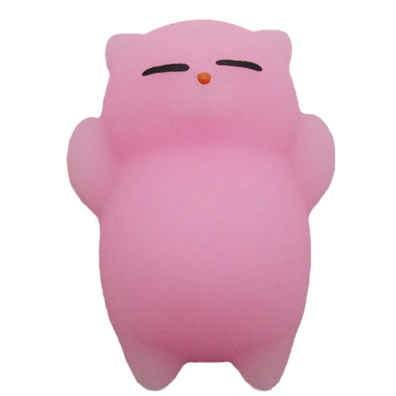 Squeeze Toy Fidget Realistic Cat Slow Rising Ball For Office Pressure Reduce