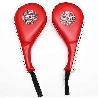 Taekwondo Hand Pads, PU Leather Double-Layer Punch Pads for Striking Training, Suitable for Children Teens Adults