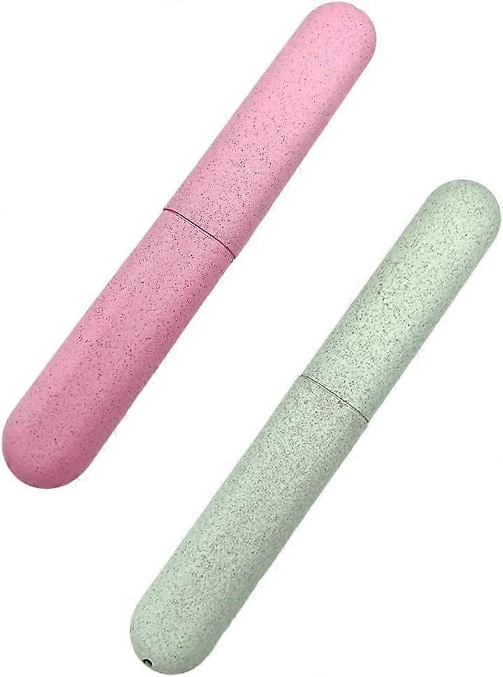 2 Pcs Portable Toothbrush Case, Protective Toothbrush Head Cases