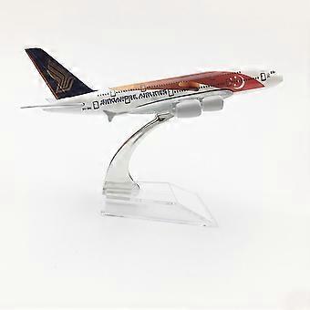 20CM Singapore Airlines Boeing 747 Airplane model Airbus A380 Plane model Aircraft model 16CM Alloy Metal Diecast Toy plane