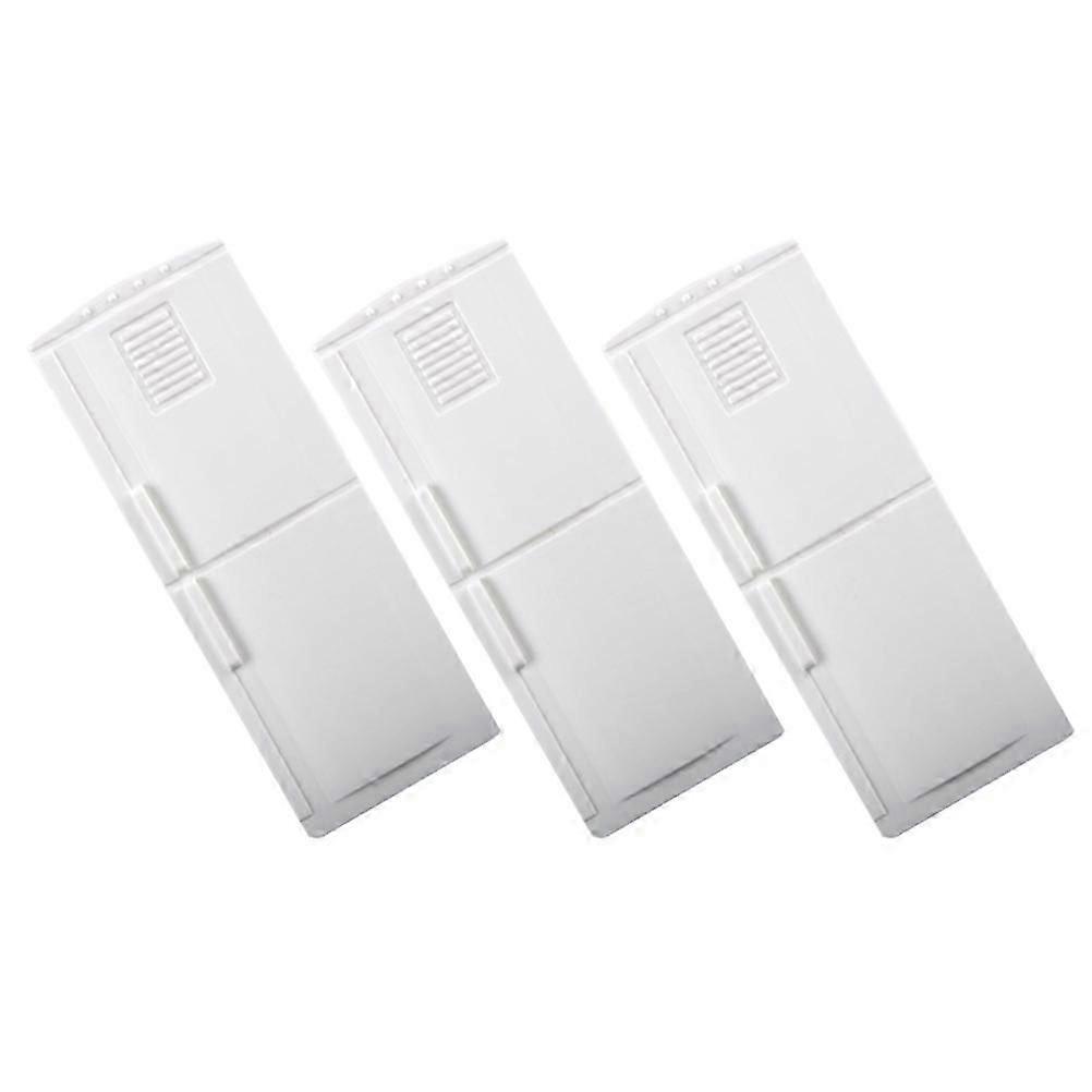 Simulation Refrigerator Model for Decor 3Pcs White ABS Refrigerator Models