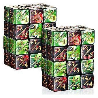 48 Pieces Counters D6 Square Loyalty Counter Compatible With ,,card Gaming Accessory