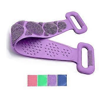 Silicone Body Back Scrubber for Shower, Silicone Bath Body Brush, Easy to Clean, Lathers Well
