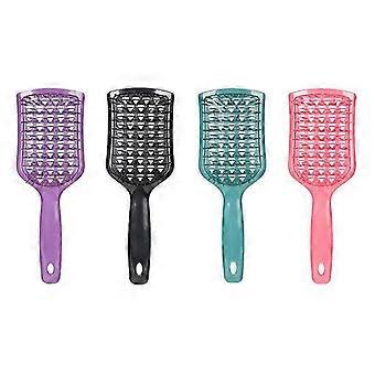 Massage Hair Comb Salon Wet Hair Brush Women Hairdressing Styling Hair Tools Anti Detangling HairBrush Wet Dry Dual Purpose Comb