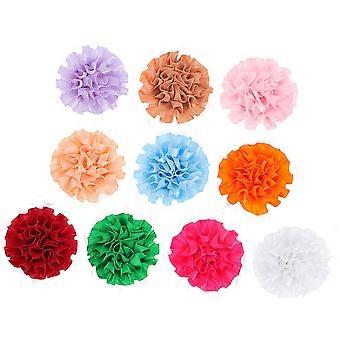Dog Flowers Collar Decorative Flower Collar for Pets 40Pcs Assorted Color