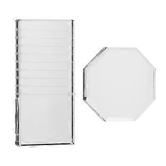 Eyelash Extension Glass Gaskets for Eyelash Protection 2Pcs