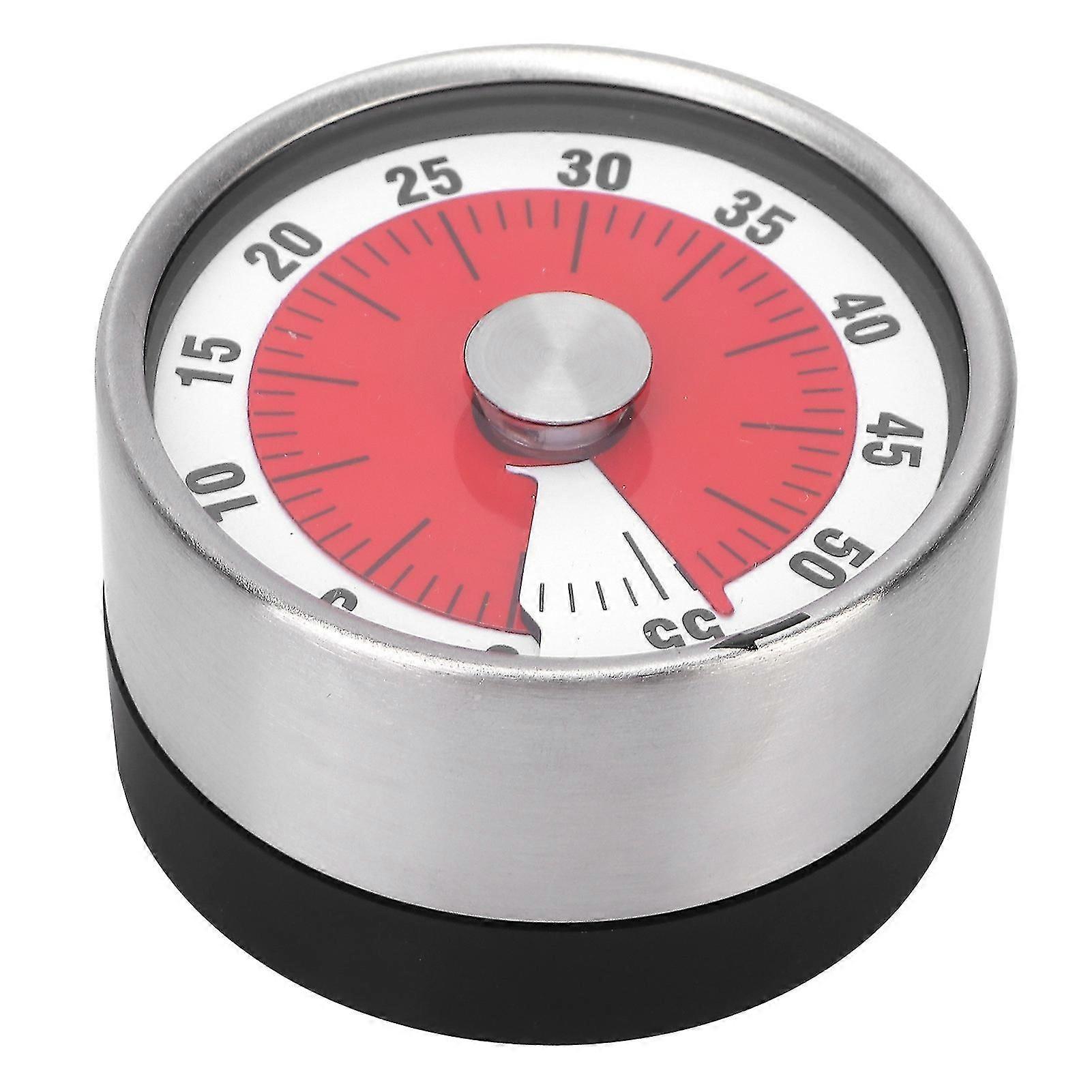Mechanical Kitchen Timer Cooking Studying Sleeping Clock Round Reminder Student Time ManagerWhite SO