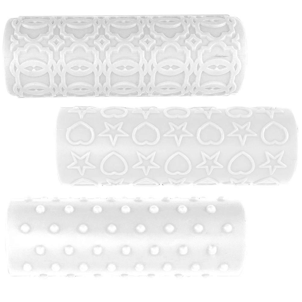 3pcs Clay Twig Rollers Texture Rollers compatible with Polymer Clay Jewelry