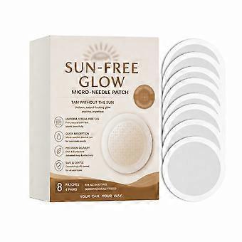 2pcs Sunless Tanning Stickers, Quick Coloration, Long-lasting, Portable and Easy to Apply
