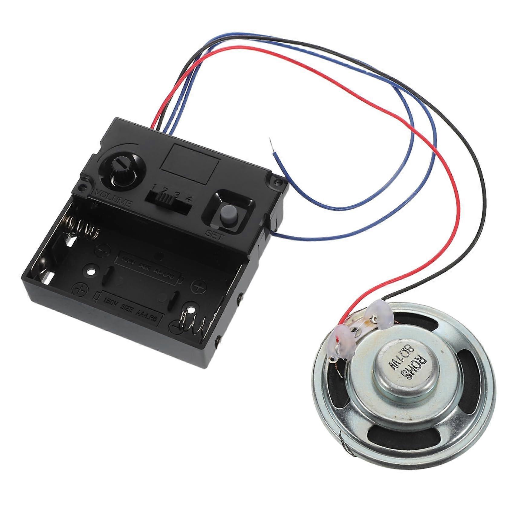 Quartz Clock Movement Kit with Pendulum Chime, Adjustable Volume, DIY Replacement for Wall Clocks