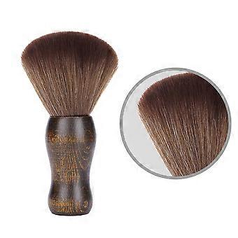 Hair Salon Brush Wooden Handle Brush for Beard Cleaning 2Pcs Fiber Bristle