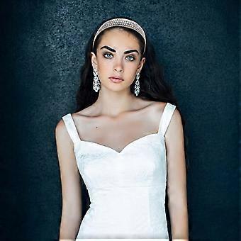 Rhinestone Headbands for Women Fashion Crystal Diamond Bling Headbands Hair Hoops Padded Headband Beaded Jeweled Hairband Sparkle Hair Accessories for