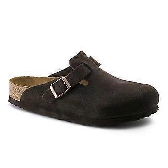 Enkelspänne korkfotbädd muleträskor, slip-on stängd tå sandaler för varma toner avslappnade matchningar