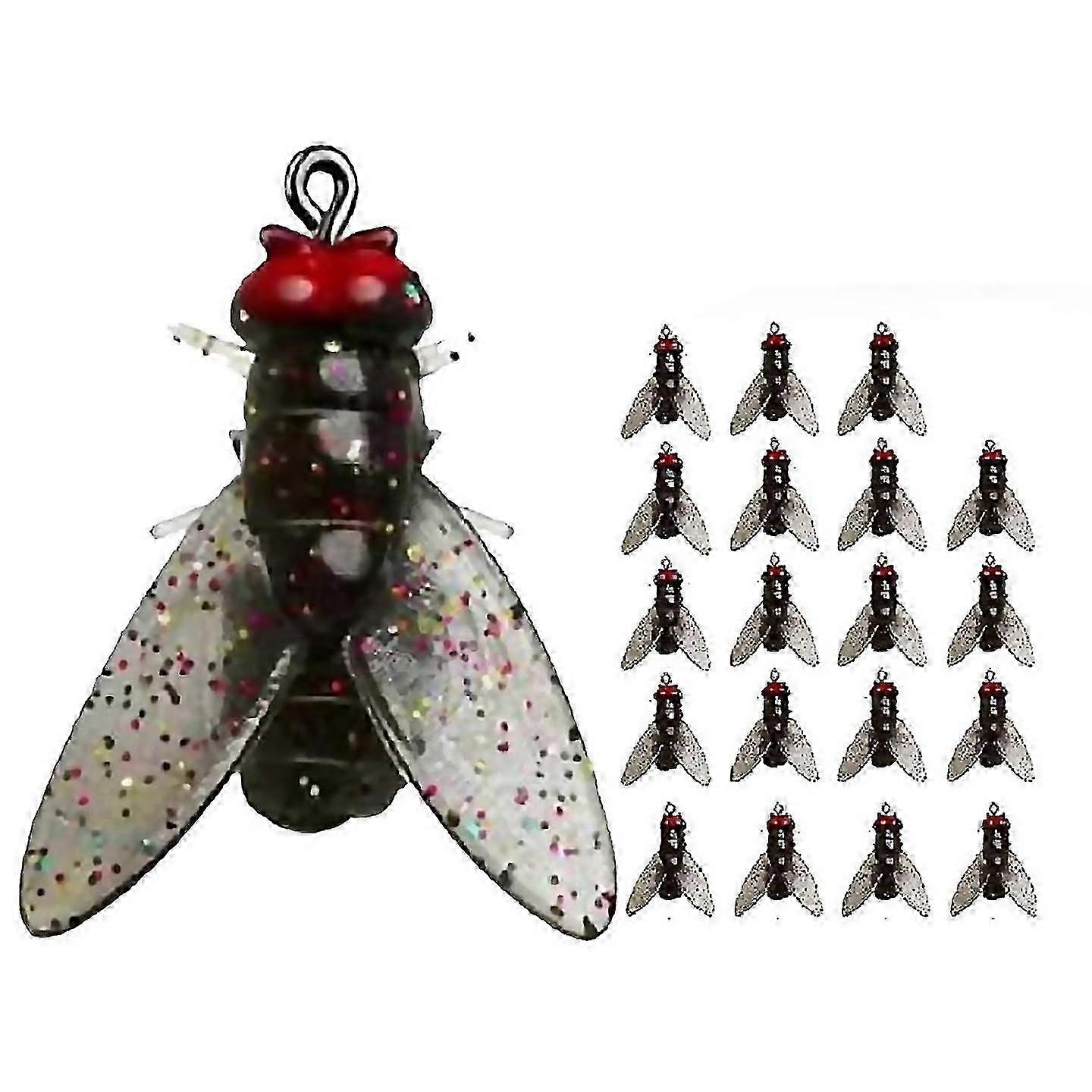 Schwarzer Fliegenfischerköder für Outdoor-Angeln