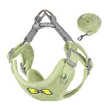 Double Traction Small Dog Harness Soft Flexible Wash Resistance Adjustable Strap