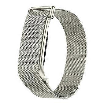 Metallarmband für Google Fitbit Air, hochwertiges Edelstahl-Mesh-Ersatzarmband, sicherer, verstellbarer Magnetverschluss, korrosionsbeständig und schweißresistent