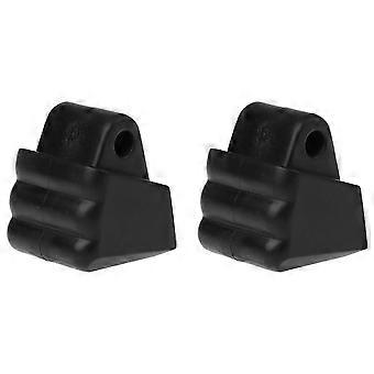 2X Inline Skate Brake Stop Roller Skates Stoppers for Outdoor Roller Skating BlackBlack NO EMO565