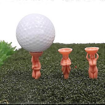 10 Pz Plastica Divertente Signora Golf Tees Pratica di Formazione Golf Tees Palline Da Golf Supporto Supporto Golf Regali Per Gli Uomini ai Compleanni