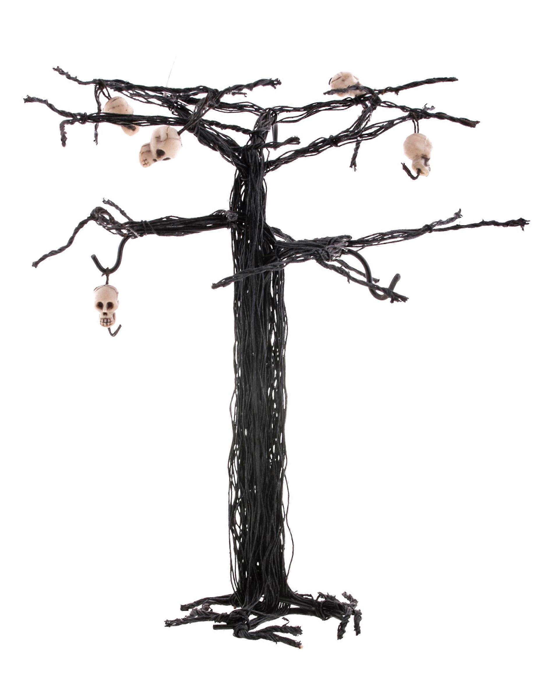 Halloween tree with skulls 28 cm