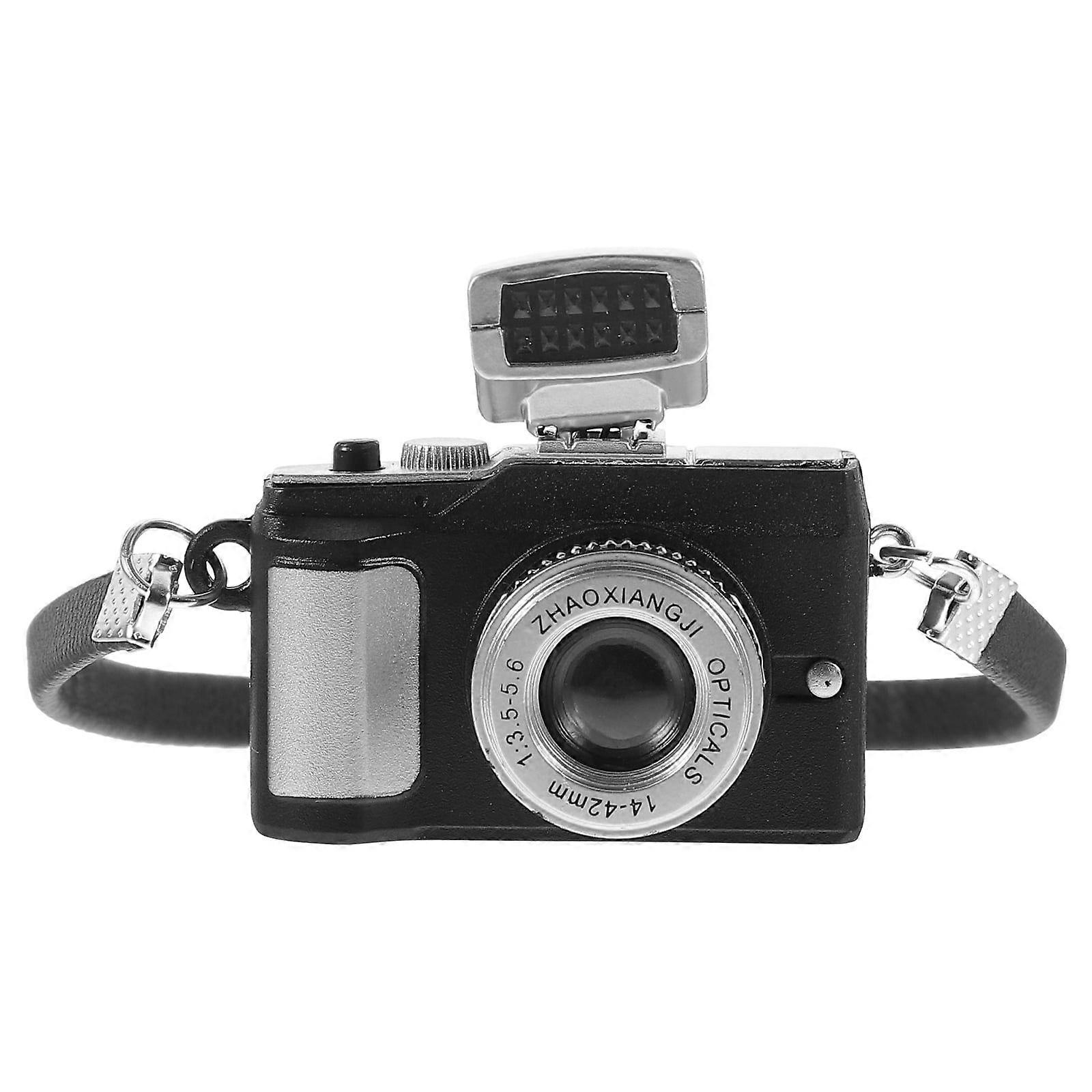 2 Count Doll House Role Play Toy Micro Landscape Camera Strap