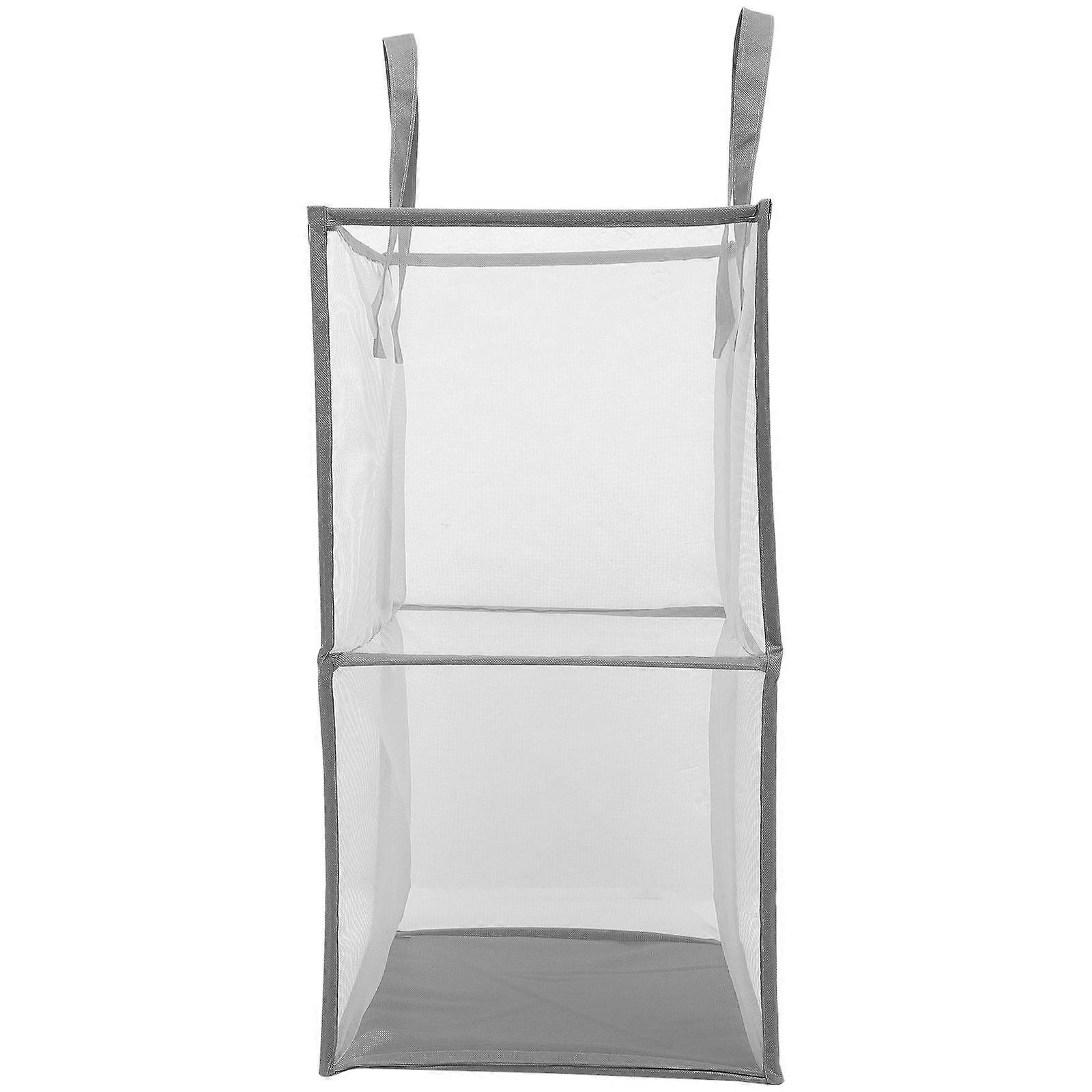 Grey Laundry Hamper Collapsible Hamper for Clothes Storage