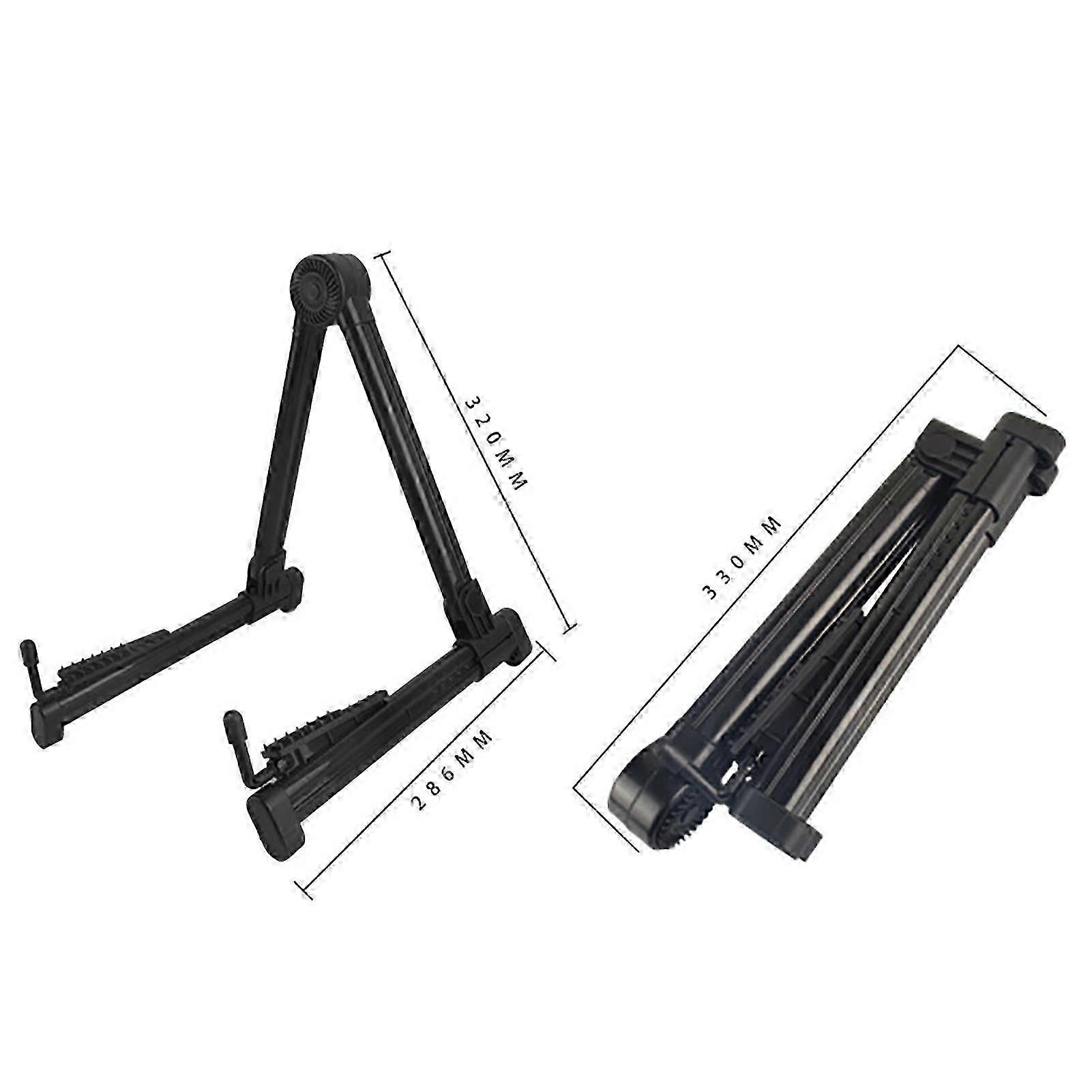 Foldable ABS Guitar Stand with Silicone Pad