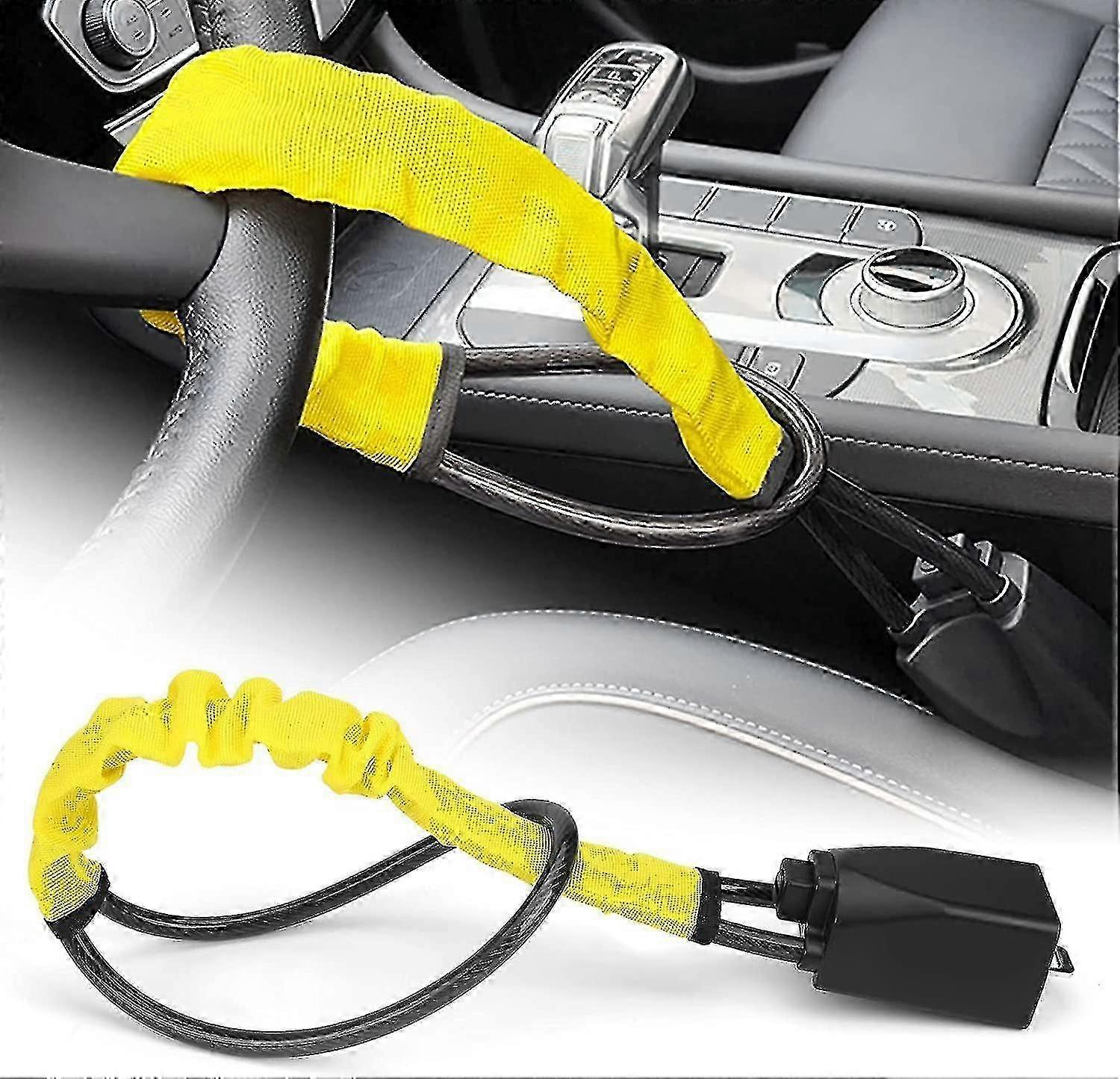 Adjustable Steering Wheel Seat Belt Lock