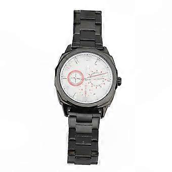 Men's Business Quartz Watch for Travel and Outdoor, Stainless Steel Wristwatch, Luminous, 30m Waterproof